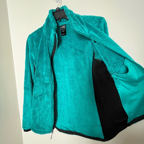 The North Face teal zip up jacket size large - Picture 6 of 6